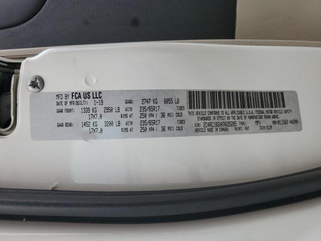 2C4RC1BGXKR625285 - 2019 CHRYSLER PACIFICA TOURING L 白色 照片 13