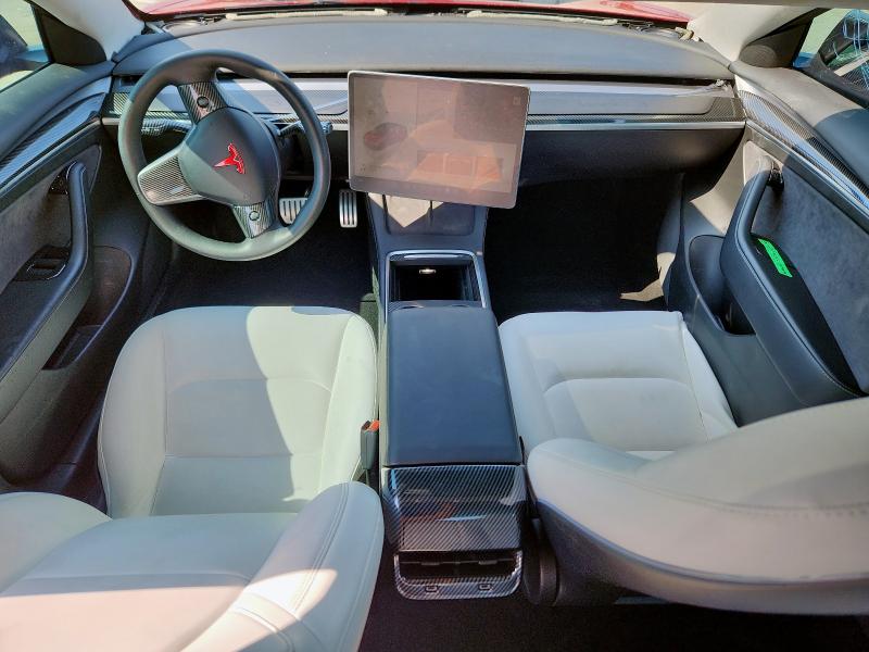 5YJ3E1EC4NF348464 - 2022 TESLA MODEL 3 红色 照片 8