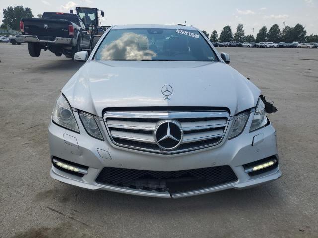 WDDHF8JB2CA614150 - 2012 MERCEDES-BENZ E 350 4MATIC SILVER photo 5