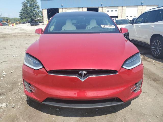 5YJXCBE29KF152147 - 2019 TESLA MODEL X 红色 照片 5