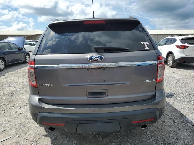 1FM5K7F88EGA01607 - 2014 FORD EXPLORER LIMITED GRAY photo 6