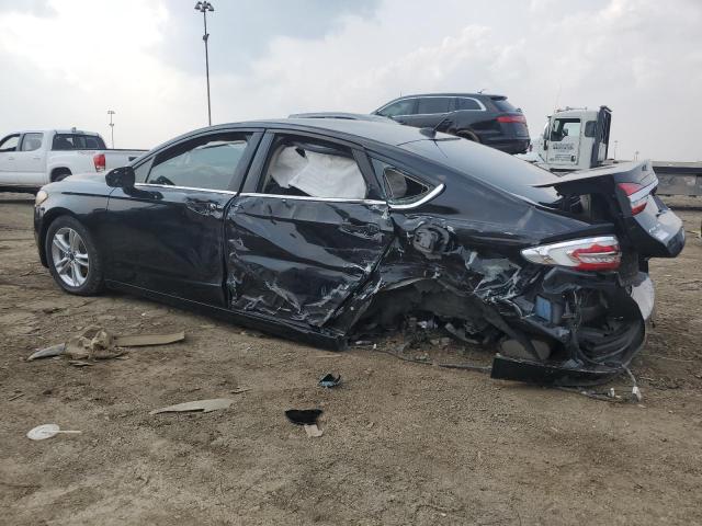 3FA6P0HD0JR198258 - 2018 FORD FUSION SE أسود صورة 2