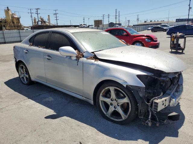 JTHBK262082067588 - 2008 LEXUS IS 250 SILVER photo 4