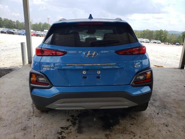 KM8K5CA5XMU601299 - 2021 HYUNDAI KONA ULTIMATE BLUE photo 6