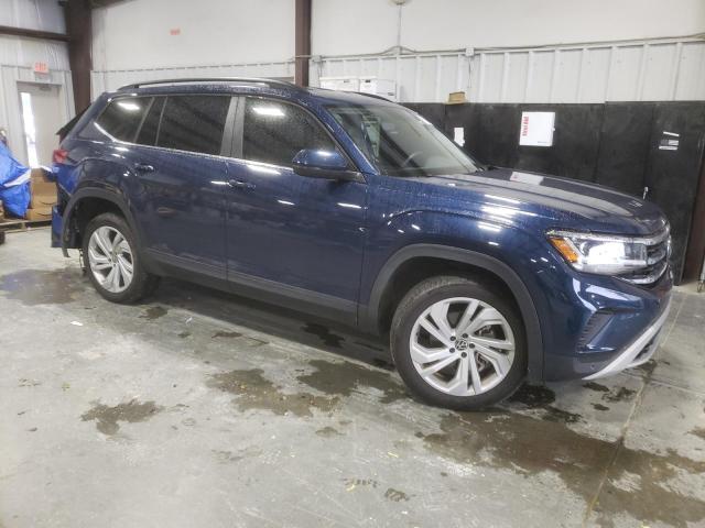1V2WR2CA8NC537588 - 2022 VOLKSWAGEN ATLAS SE Niebieski zdjęcie 4