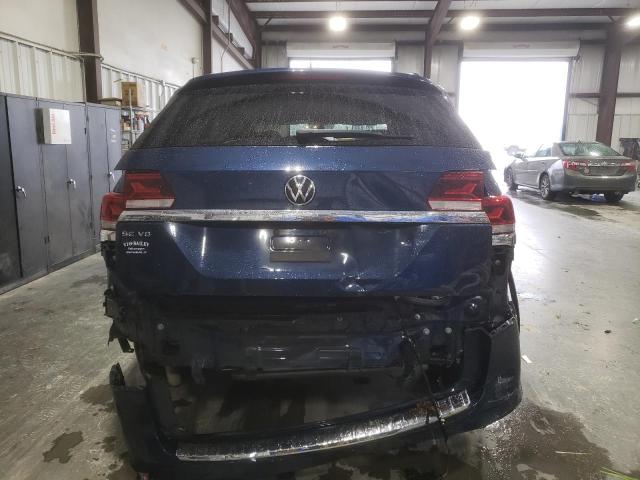 1V2WR2CA8NC537588 - 2022 VOLKSWAGEN ATLAS SE Niebieski zdjęcie 6