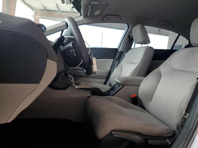19XFB2F54FE105840 - 2015 HONDA CIVIC LX SILVER photo 7