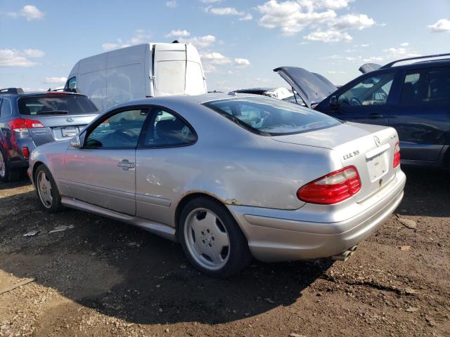 WDBLJ74G82F194933 - 2002 MERCEDES-BENZ CL55 55 AMG SILVER photo 2