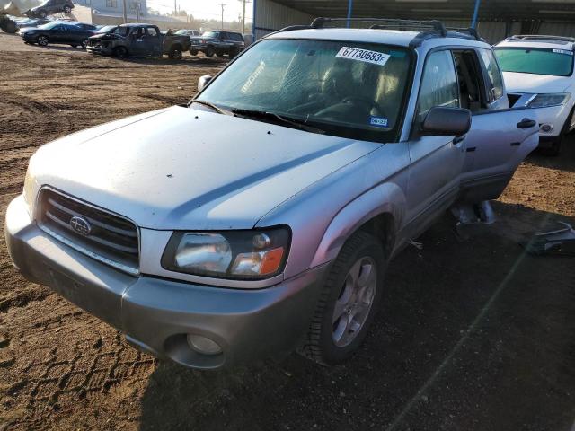 JF1SG65644H711489 - 2004 SUBARU FORESTER 2.5XS Արծաթագույն լուսանկար 1
