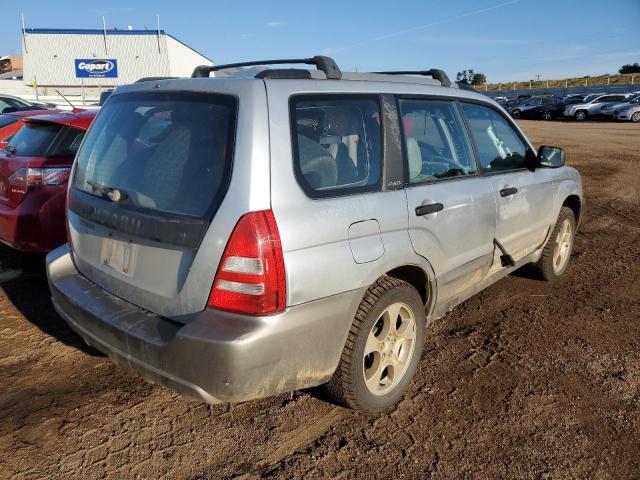 JF1SG65644H711489 - 2004 SUBARU FORESTER 2.5XS Արծաթագույն լուսանկար 3