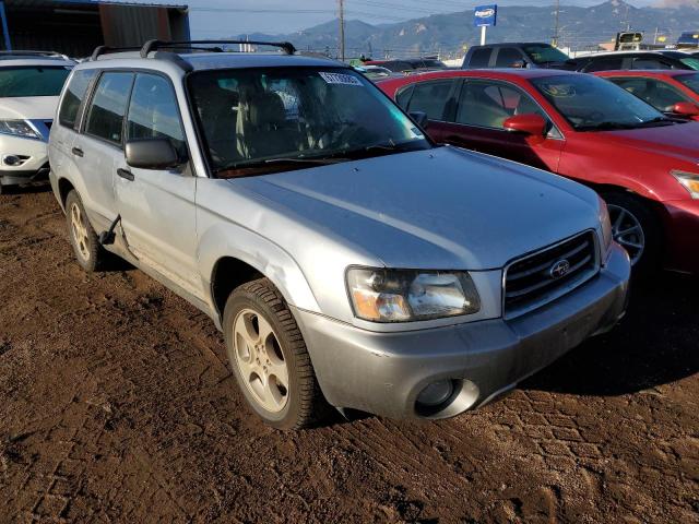 JF1SG65644H711489 - 2004 SUBARU FORESTER 2.5XS Արծաթագույն լուսանկար 4