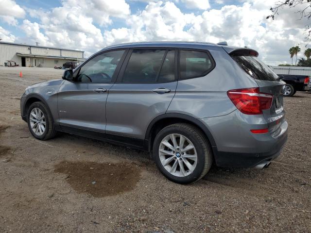 5UXWZ7C3XH0V91303 - 2017 BMW X3 SDRIVE28I GRAY photo 2