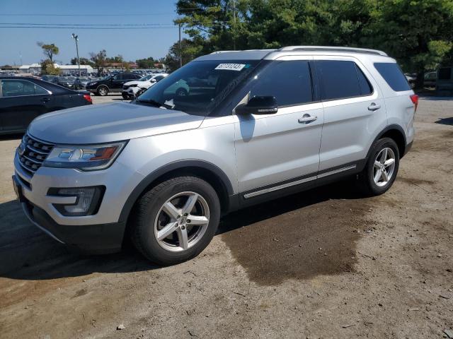 1FM5K8D87GGD11761 - 2016 FORD EXPLORER XLT SILVER photo 1