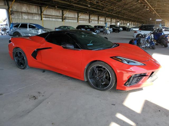 1G1YA3D4XN5110281 - 2022 CHEVROLET CORVETTE STINGRAY 1LT RED photo 4