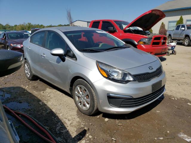 KNADM4A35G6668290 - 2016 KIA RIO LX SILVER photo 4