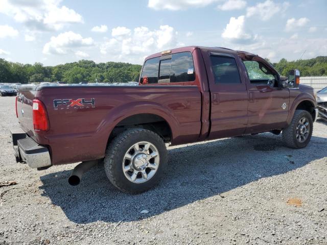 1FT7W2BT1BEA55255 - 2011 FORD F250 SUPER DUTY BURGUNDY photo 3