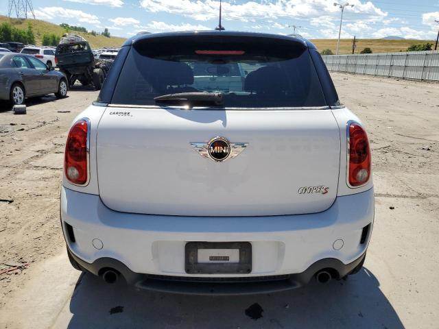 WMWZC3C57BWM25803 - 2011 MINI COOPER S COUNTRYMAN WHITE photo 6