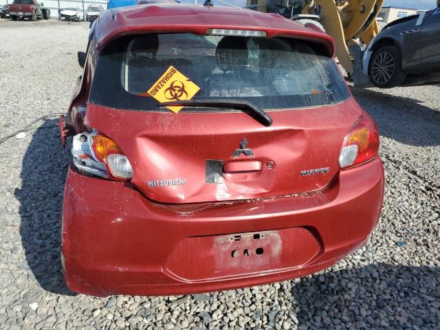 ML32A4HJ9FH035045 - 2015 MITSUBISHI MIRAGE ES BURGUNDY photo 6