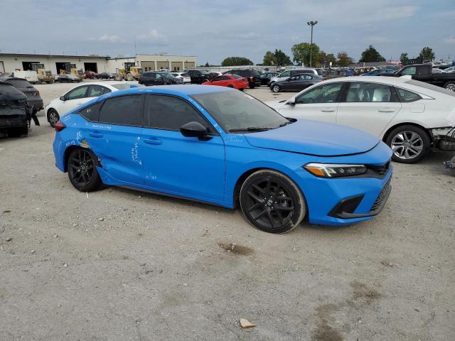 19XFL2H8XNE021380 - 2022 HONDA CIVIC SPORT BLUE photo 4