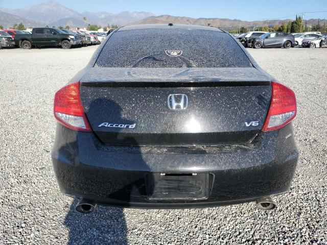 1HGCS2B8XCA010489 - 2012 HONDA ACCORD EXL BLACK photo 6