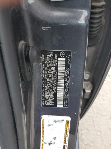 JTDBL40E19J048939 - 2009 TOYOTA COROLLA BASE ნაცრისფერი ფოტო 12