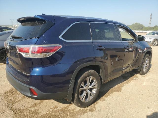 5TDJKRFH2FS139908 - 2015 TOYOTA HIGHLANDER XLE Mavi foto 3