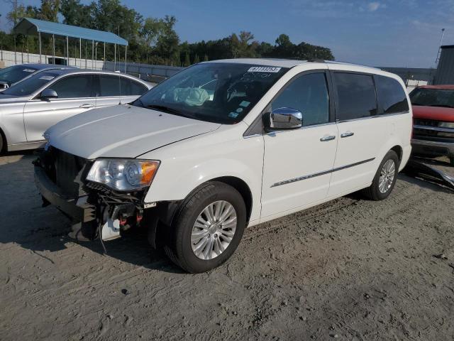 2C4RC1GG9DR676918 - 2013 CHRYSLER TOWN & COU LIMITED WHITE photo 1