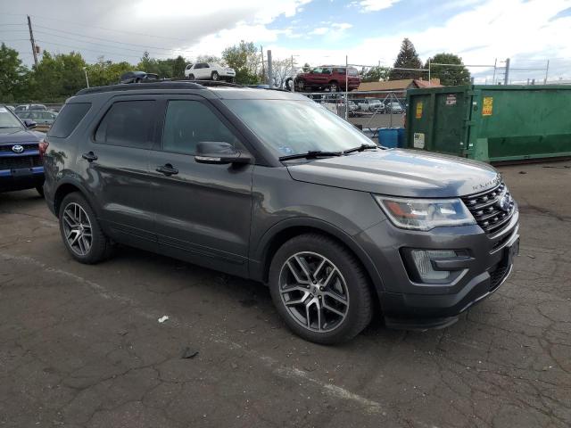 1FM5K8GT0HGA33920 - 2017 FORD EXPLORER SPORT GRAY photo 4