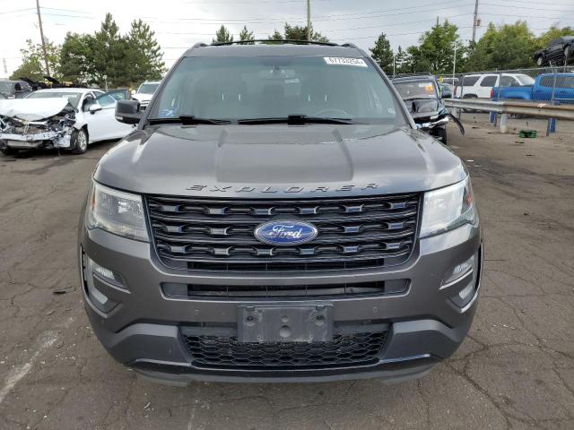 1FM5K8GT0HGA33920 - 2017 FORD EXPLORER SPORT GRAY photo 5