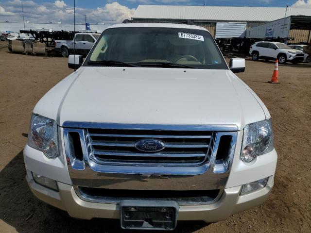 1FMEU7EE7AUA58054 - 2010 FORD EXPLORER EDDIE BAUER WHITE photo 5