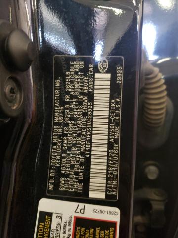 4T1BF1FK5HU329525 - 2017 TOYOTA CAMRY SE LE Siyah fotoğraf 12