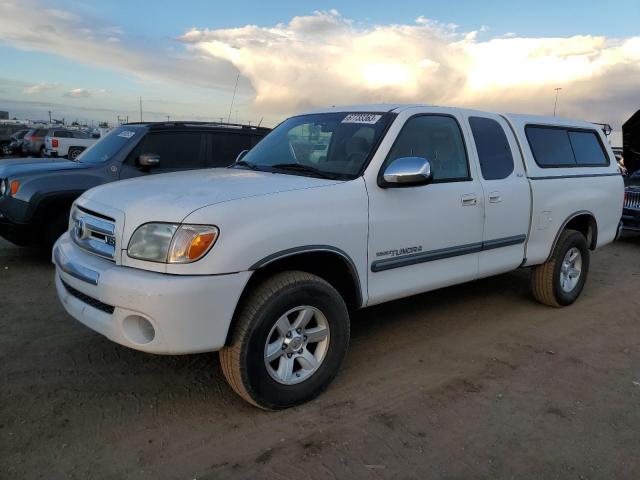 5TBRT34175S471126 - 2005 TOYOTA TUNDRA ACCESS CAB SR5 WHITE photo 1