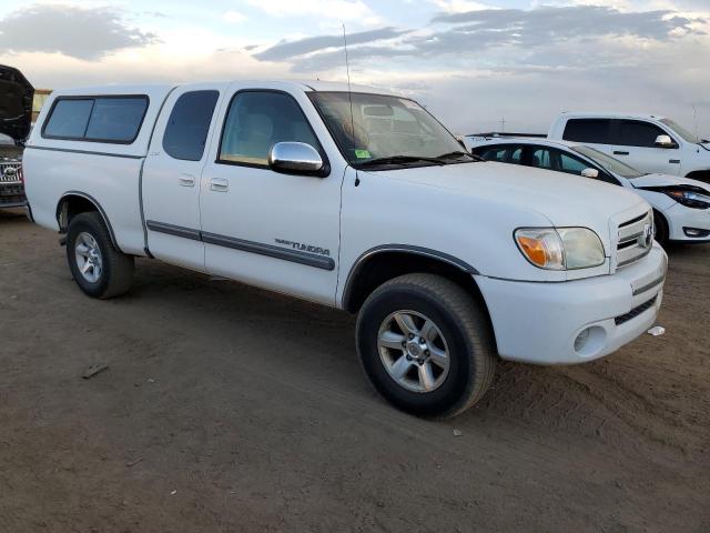 5TBRT34175S471126 - 2005 TOYOTA TUNDRA ACCESS CAB SR5 WHITE photo 4