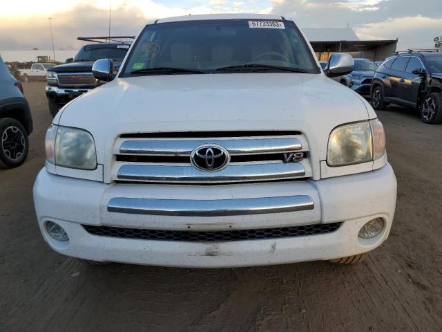 5TBRT34175S471126 - 2005 TOYOTA TUNDRA ACCESS CAB SR5 WHITE photo 5
