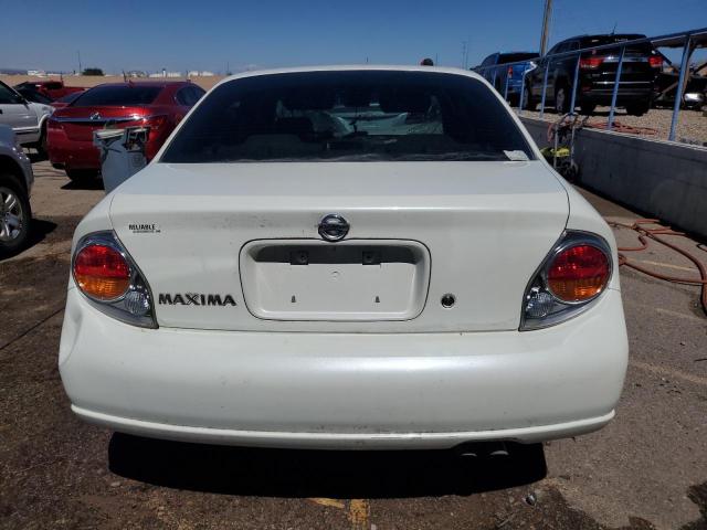 JN1DA31D62T410629 - 2002 NISSAN MAXIMA GLE WHITE photo 6