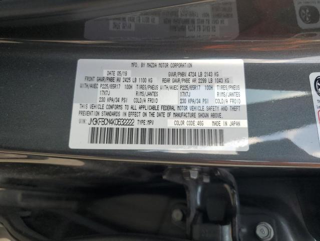 JM3KFBCM4K0632222 - 2019 MAZDA CX-5 TOURING Gris photo 14