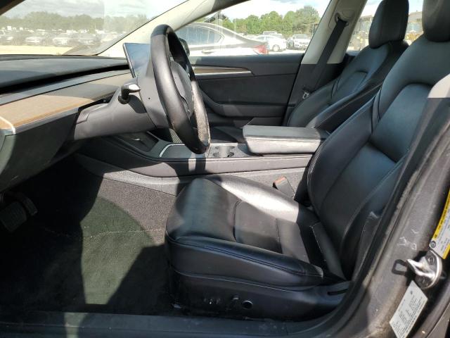 5YJ3E1EB7NF194145 - 2022 TESLA MODEL 3 GRAY photo 7