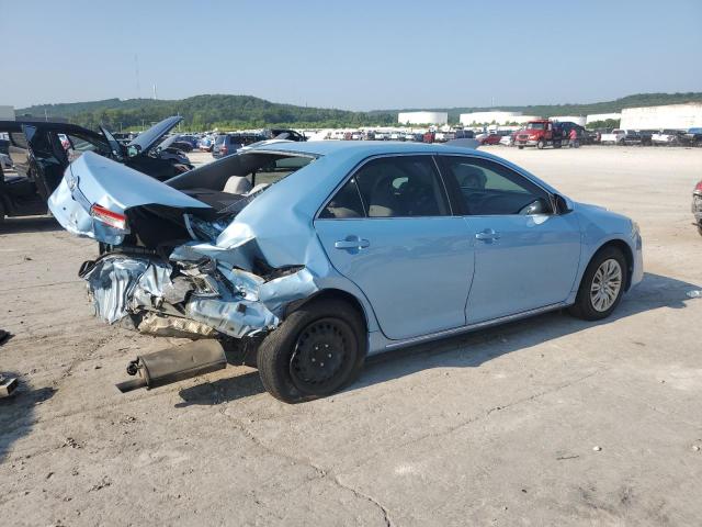 4T4BF1FKXDR306886 - 2013 TOYOTA CAMRY L BLUE photo 3