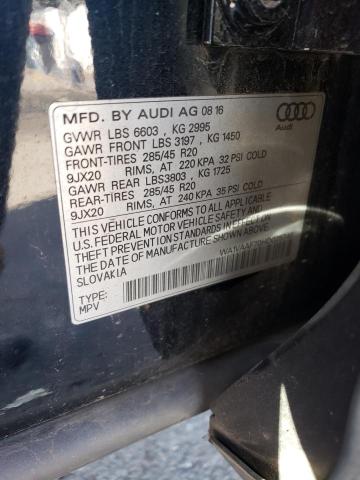 WA1VAAF70HD025749 - 2017 AUDI Q7 PRESTIGE შავი ფოტო 14