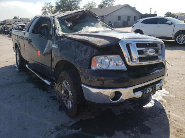 1FTPX14V88FA90917 - 2008 FORD F150 BLACK photo 1