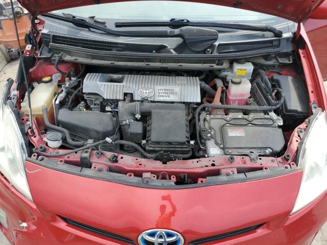 JTDKN3DU2D5686706 - 2013 TOYOTA PRIUS RED photo 11