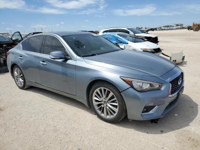 JN1EV7AP1JM364629 - 2018 INFINITI Q50 LUXE BLUE photo 4