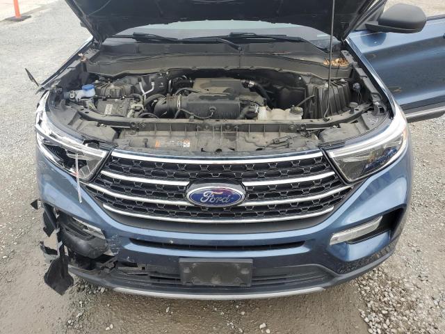 1FMSK7DH0LGC22055 - 2020 FORD EXPLORER XLT BLUE photo 12