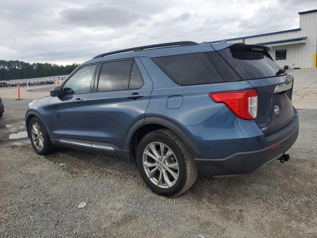 1FMSK7DH0LGC22055 - 2020 FORD EXPLORER XLT BLUE photo 2