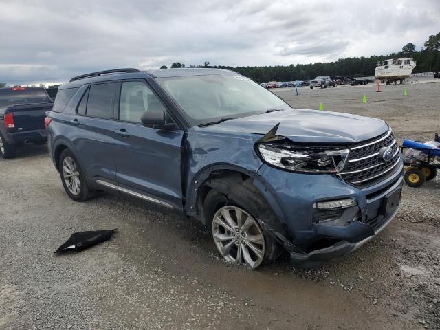 1FMSK7DH0LGC22055 - 2020 FORD EXPLORER XLT BLUE photo 4