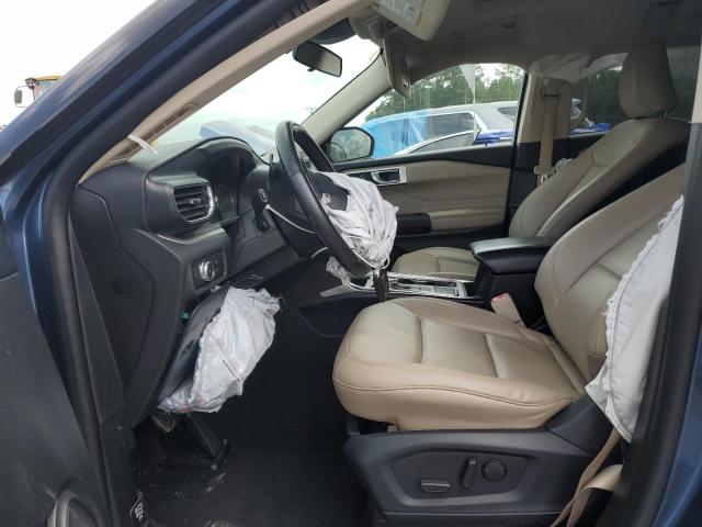 1FMSK7DH0LGC22055 - 2020 FORD EXPLORER XLT BLUE photo 7