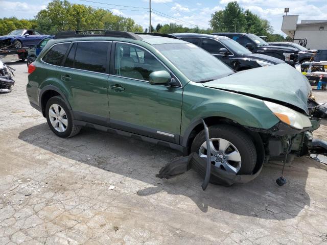 4S4BRCKC6B3336756 - 2011 SUBARU OUTBACK 2.5I LIMITED GREEN photo 4