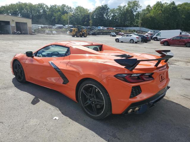 1G1YB3D44M5100115 - 2021 CHEVROLET CORVETTE STINGRAY 2LT ORANGE photo 2