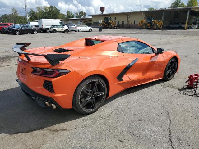 1G1YB3D44M5100115 - 2021 CHEVROLET CORVETTE STINGRAY 2LT ORANGE photo 3