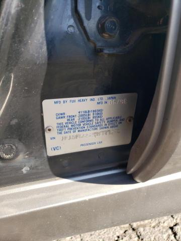 JF1SF6552WH777391 - 1998 SUBARU FORESTER S BLACK photo 12